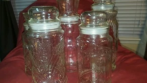 Planters mr peanut jars lot of 5 - Picture 1 of 7