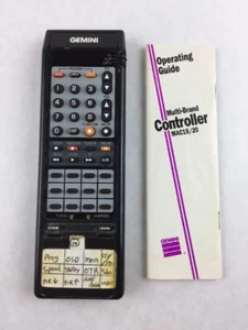 Vintage Gemini Multi-Brand Controller MAC15/20 w/ Manual  - Picture 1 of 8