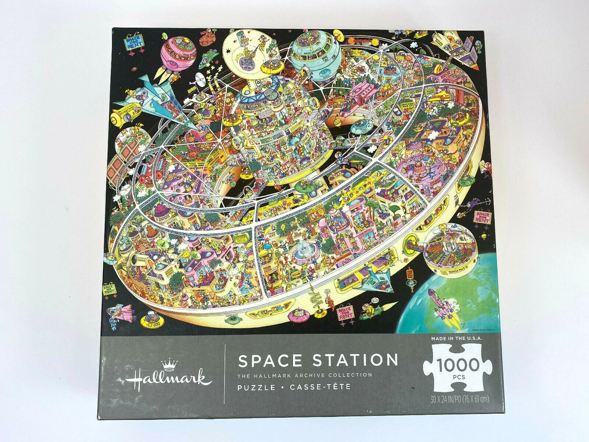 Sealed Space Station Springbok Hallmark Collection 1000pc Puzzle Spacestation Sealed Space Station Springbok Hallmark Collection 1000pc Puzzle Spacestation