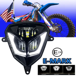 LED Headlight DRL for Beta RR 50 125 200 250 300 350 390 430 480 2T 4T Xtraine - Picture 1 of 20