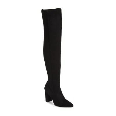 Steve Madden Everly Over the Knee Boots in Black Color and size US 9.5 NEW - Image 1 of 4