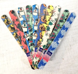 10 Sally Hansen LA CROSS Jumbo Elegant Emery Board Cushioned Various Colors NEW - Picture 1 of 1