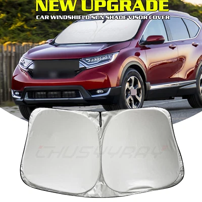 Fits Honda CR-V 2005 Windshield Sun Shade Front Cover Sunshade Foldable w/Bag - Imagem 1 de 4