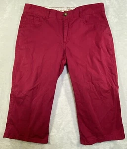 Dockers Hose Damen Gr. 12 Capri Rosa Cropped Cottage Core - Bild 1 von 18