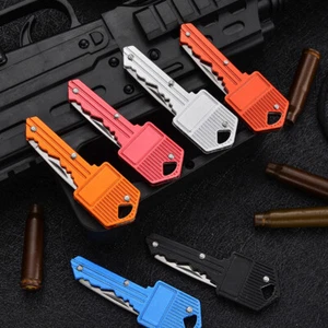 Schlüsselform Messer Outdoor Angeln Camping Tasche Klappmesser Multifunktional - Bild 1 von 11