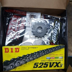 100354 Kit Trasmissione Catena Corona e Pignone HONDA CB F Hornet 600 07-13 - Foto 1 di 4