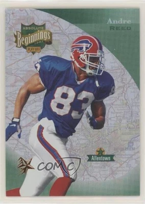 1997 Absolute Beginnings Bronze Redemption Andre Reed #91 HOF - Image 1 of 2