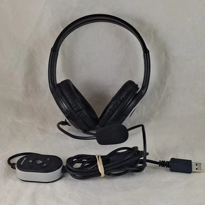 Auriculares digitales USB Microsoft LifeChat LX-3000 X809864 - 001 negros - Imagen 1 de 9