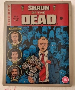 Shaun Of The Dead Limited Edition Steelbook 4K Ultra HD + Blu-Ray - Picture 1 of 6
