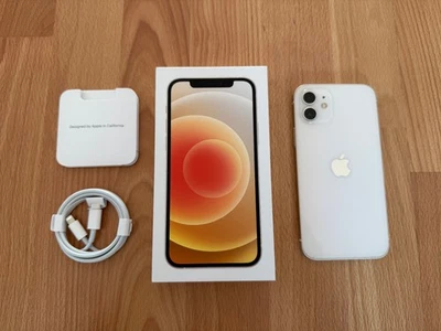 Apple iPhone 12 White 128 GB Model MGJC3ZD/A Model A2403 (Ohne Simlock) - Bild 1 von 4