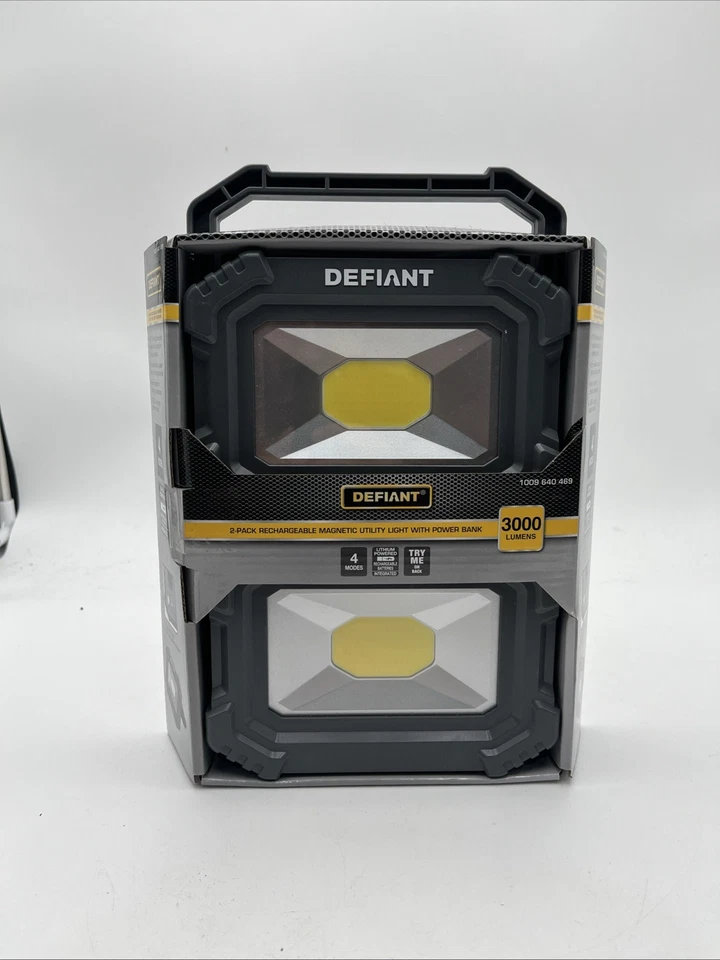 Defiant 3000 Lm Work Light  2 Pack￼ - Image 1 of 4