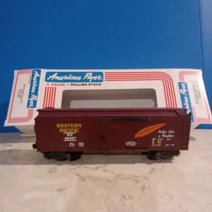 Spur S Lionel American Flyer 6-48307 Western Pacific Box Car mit Box - Bild 1 von 15