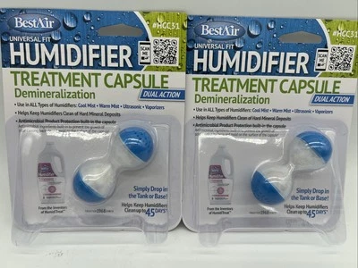 Новый лот из 2 универсальных капсул увлажнителя BestAir HCC31 FreeS&H - Изображение 1 из 3