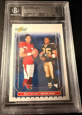 2006 Score - #328 Matt Leinart & Reggie Bush RC - BGS 9 - Image 1 of 2