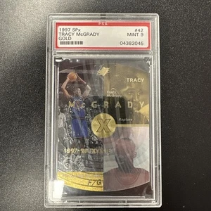 1998 Upper Deck SPx Tracy Mcgrady Gold Rookie Holoview Psa 9 JY - Bild 1 von 10