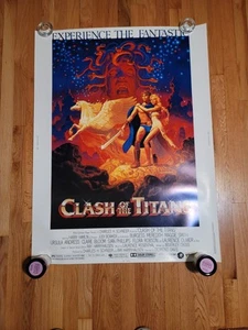Original 1981 Clash of the Titans 30 x 40 Movie Poster Great Image! - Picture 1 of 11