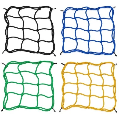 MARKENLOS Gepäcknetz Fahrradkorb Motorrad Netz Befestigung Transport Gummi Gepäckträger