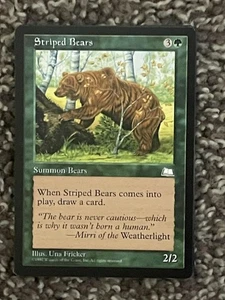 Striped Bears Weatherlight MTG Common - Bild 1 von 2