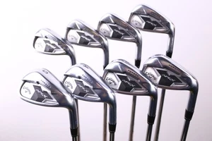 Callaway Apex 19 Iron Set 5-SW -0.5 in Stiff Flex Steel Shaft Very Good - Picture 1 of 8