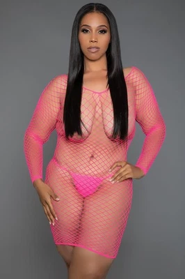 Minivestido BeWicked Queen Amuse You bodystocking red Foto 1 de 4