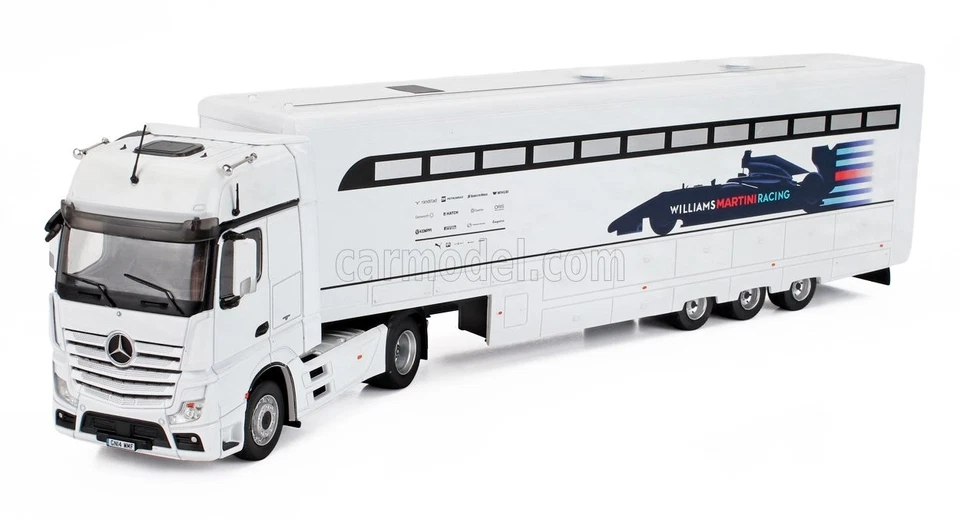 1/43 EDICOLA - MERCEDES BENZ - ACTROS TRUCK CAR TRANSPORTER F1 TEAM MY8ALA0002 - Immagine 1 di 1