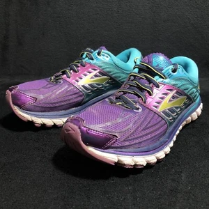 No Insoles* Brooks Womens Glycerin 14 Purple Running Shoes Sneakers Size 6.5 B - Picture 1 of 11