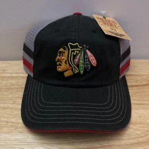 *NWT* CHICAGO BLACKHAWKS Official NHL American Needle Adjustable Snapback Hat - Picture 1 of 7
