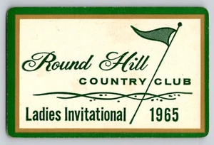 Trade Card Round Hill Country Club Ladies Golf 1965 Swap Card Two of Clubs - Picture 1 of 2