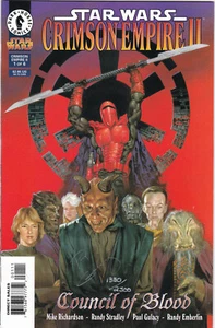 STAR WARS CRIMSON EMPIRE 2 #1 SIGNED PAUL GULACY DYNAMIC FORCES #1330 w/COA 1998 - Picture 1 of 3