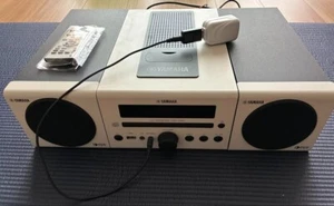 YAMAHA CRX-040 CD Player White Compact Space Saving Design from JAPAN - Picture 1 of 2