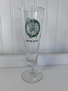 Vintage Boston Celtics Clear Glass Stemmed Pilsner Glass - 1980's - Picture 1 of 8