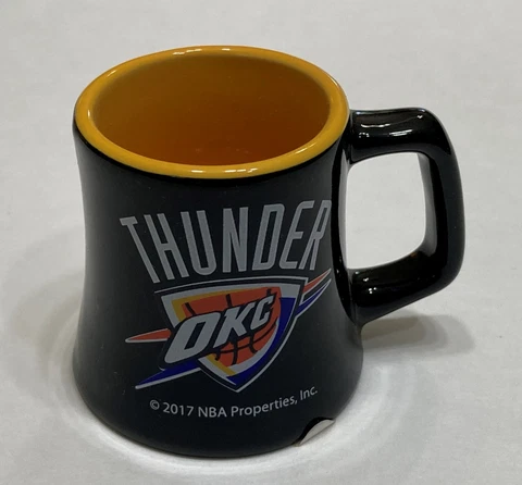 New Oklahoma City Thunder 1 1/2 ounce Espresso Coffee Mug, Cup, NBA Cover