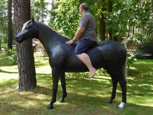 Pferd lebensgroß 3D 😉 Donnerhall Skulptur Horse Collection HAEIGEMO Messe Event - Bild 1 von 18