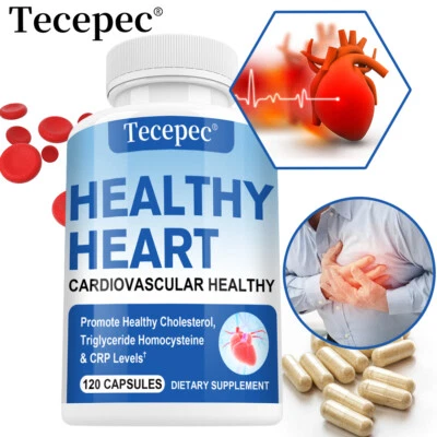 TECEPEC Heart Health and Artery Cleanse & Protect, Cholesterol Balancing Supplement
