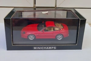 Ferrari 550 Maranello 1996 red Minichamps 430076020 MIB 1:43 n amr looksmart bbr - Imagen 1 de 4
