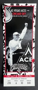 2024 WNBA Chicago Sky vs Las Vegas Aces Ticket Stub 16.07.24 - Bild 1 von 1