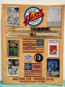 Hake's Collectibles Auction Catalog #226 March 2019, Americana, Sports, Comics - Picture 1 of 2