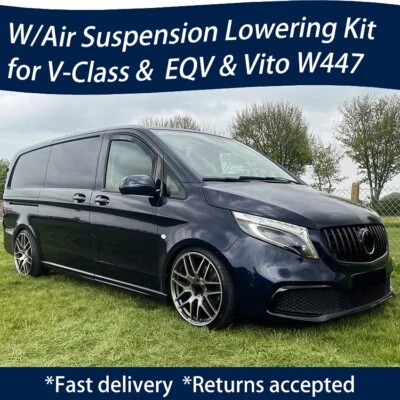 💥for Mercedes Benz V-Class EQV Vito W447 W448 AIR SUSPENSION LOWERING KIT LINKS - Imagen 1 de 4