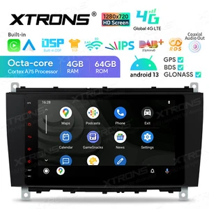 Android 14 4+64GB Car Stereo Radio GPS DAB for Mercedes Benz CLK55 CLK300 CLK200 - Picture 1 of 20