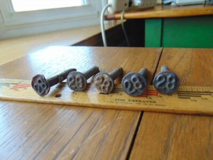 6 clavos de ferrocarril vintage - 1928 - buen estado - Imagen 1 de 2