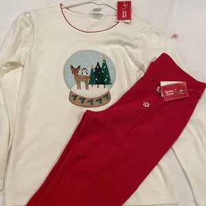 Gymboree Girls Size 10 Set Nwt New Snowman Holiday Red  - Picture 1 of 6