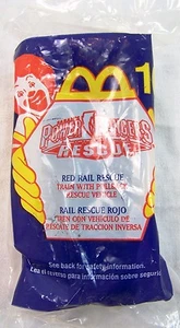 2000 McDonald's Happy Meal Power Rangers Rescue Red Rail Rescue MIP C10! - Picture 1 of 3