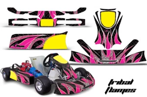 Calcomanías gráficas de kart pegatinas para KG Cadet TRIBAL FLAMES PK K - Imagen 1 de 2