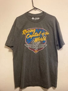 Indianapolis Indy 500 Men's Dark Gray t-shirt Size Large 21.5"x30" Plain Back  - Picture 1 of 4