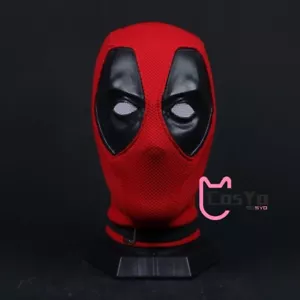 Deadpool Cosplay Mask Knitted Cotton Mesh Helmet Halloween Party Costume Props - Picture 1 of 11