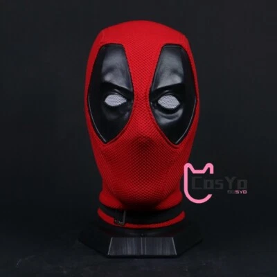 Deadpool Cosplay Mask Knitted Cotton Mesh Helmet Halloween Party Costume Props - Image 1 of 4