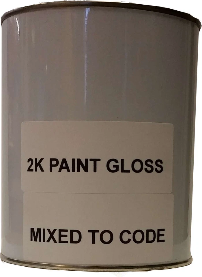 2 PACK 2K Car Body Paint GLOSS COLOUR MIXED TO CODE TO ANY COLOUR - Image 1 of 1