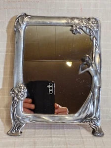 Schminkspiegel Art Jugendstill Spiegel  Deko  Femine Frau Blumen Baum Natur - Bild 1 von 23