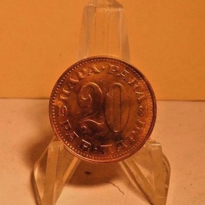 CIRCULATED 1981 20 HAPA PARA YUGOSLAVIA COIN (60917)1..... - Image 1 of 3