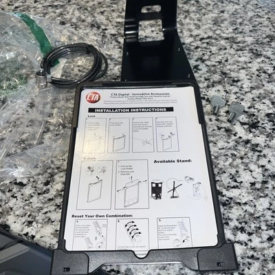 CTA Digital Anti-Theft Security Case with Stand for iPad Air (pad-ascs) - Image 1 of 4